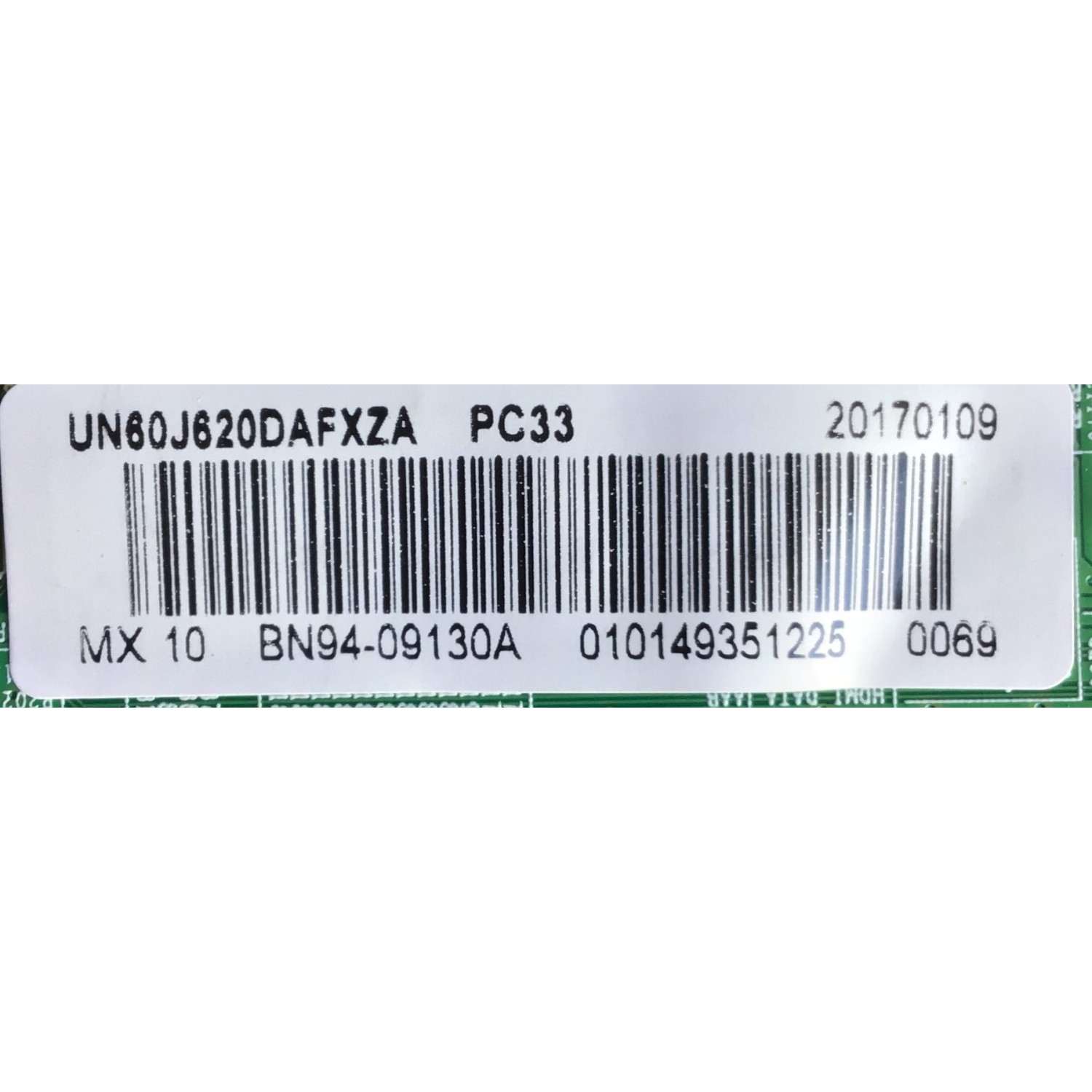KIT DE TARJETAS PARA TV SAMSUNG / MAIN BN94-09130A / BN41-02245A / FUENTE BN44-00775A / L60H1_EHS / T-CON BN96-42346A / BN41-02132A / PANEL CY-DF600CGSV6H / MODELO UN60J620DAFXZA EA03 - Imagen 3